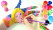 Corps enfants les couleurs pour Apprendre petit peindre jouer Princesse avec Doh disney belle kinder cl