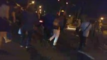 Three injured after car rams through crowd of protesters in St Louis