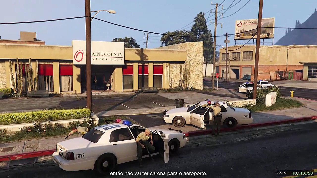 GTA V Missão O Assalto a Banco mais Bem Sucedido da História