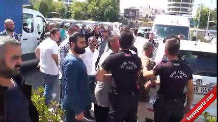 Adliye önünde 2 kişiyi vuran zanlılar kamerada