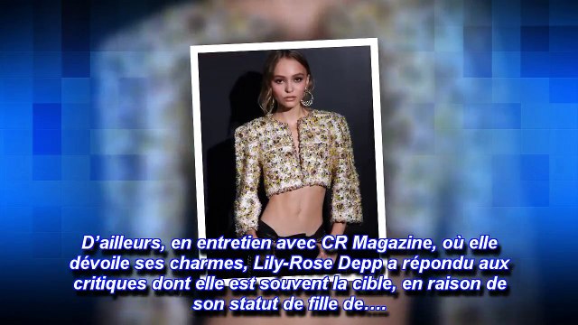 Lily-Rose Depp une posture très suggestive. Un appel du pied à Ash Stymest