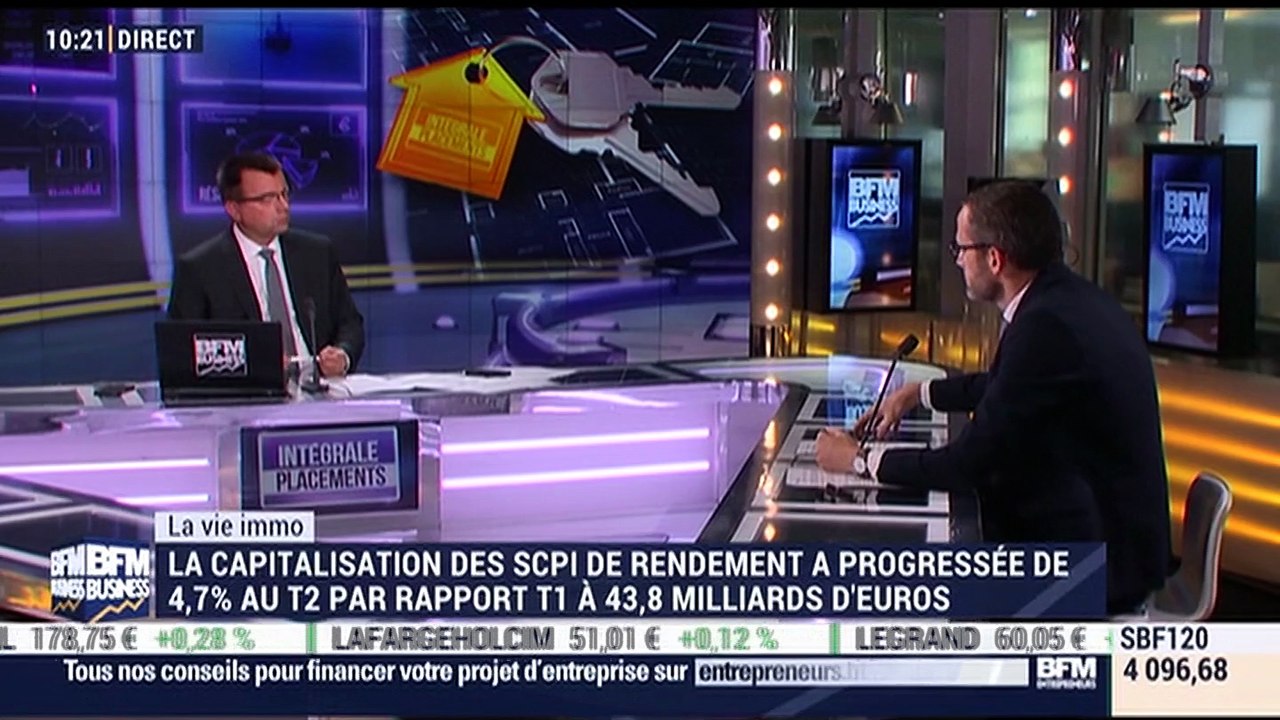 La vie immo: SCPI, un placement 100% immobilier - 24/08
