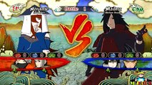 Batalla Jefe explosión completo Generacion antiguo tormenta último Naruto ninja 3 kages vs uchiha madara