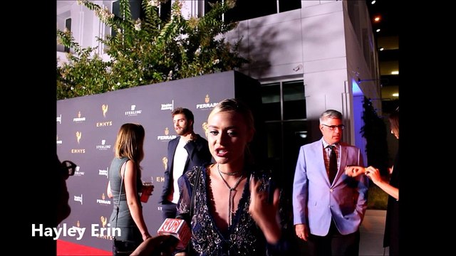 Hayley Erin of General Hospital at Television Academy's Daytime Emmys Cocktail Reception