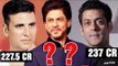 Shah Rukh Defeats Salman And Akshay To Become The Highest Paid Actor