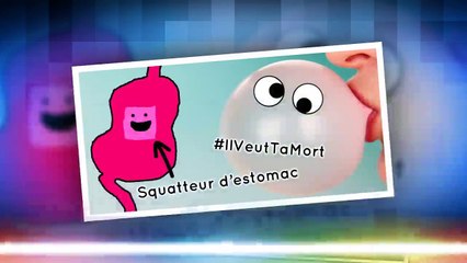 Regardez ce qui arrive au chewing-gum avalé dans votre estomac !