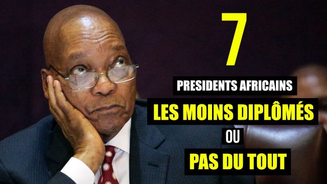 Les 7 présidents africains les moins diplômés ou ( pas du tout )