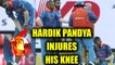 India vs Sri Lanka 2nd ODI : Hardik Pandya injures his knee while bowling | Oneindia News