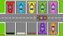 Voiture enfants les couleurs pour Apprendre rue jouets Véhicules vidéos avec parking