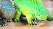 Y caballeros de Lego hueco vs Dinosaurios en ruso dragones de juguete dinosaurios igrush