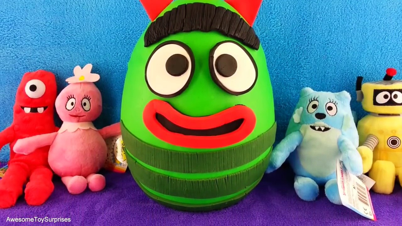 Y huevos huevos huevos Jugar-doh sorpresa juguetes se Gabba gabba brobee plexo muno foofa