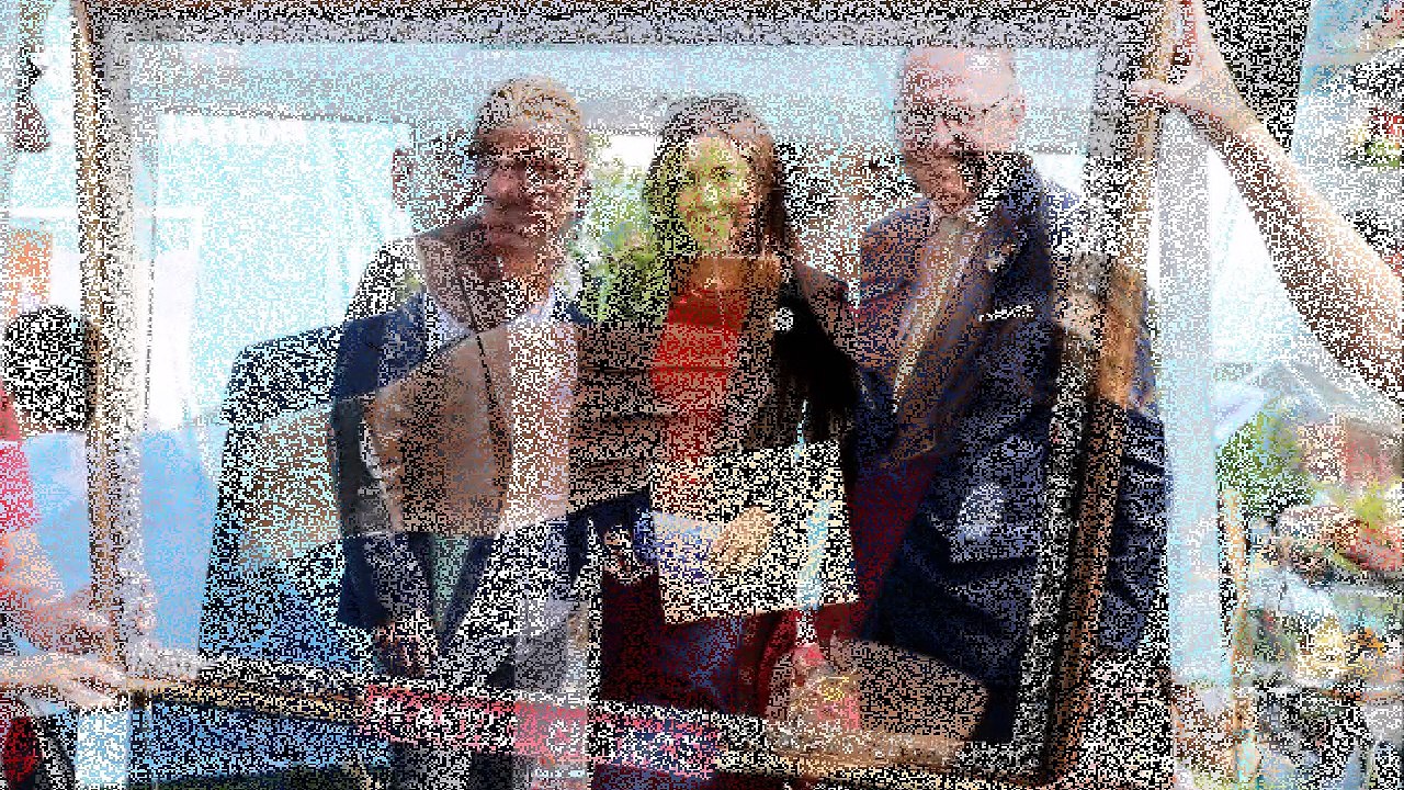 Princess Mary giggles as she tries on pair of virtual reality glasses