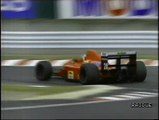 Gran Premio del Giappone 1989: Camera car di A. Senna e uscita di Larini