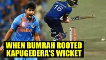 India vs Sri Lanka 2nd ODI : Jasprit Bhumrah gets rid of Kapugedera in superb fashion| Oneindia News