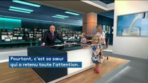 Royaume-Uni : une fillette se balade sur un plateau télévisé en plein direct