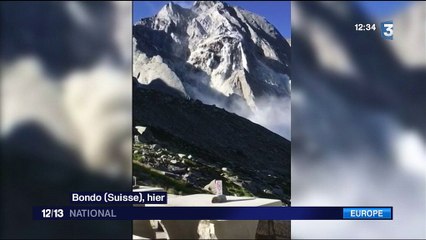 Suisse : huit personnes portées disparues après un glissement de terrain