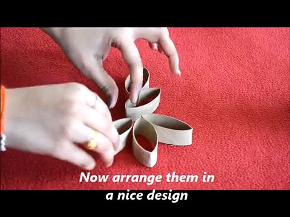 Traverser décoration bricolage papier Rouleaux chambre toilette à laide mur art