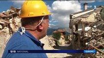 Italie : un an après le tremblement de terre, Amatrice toujours en ruines