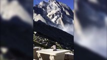 Ocho desaparecidos por deslizamiento de tierra en Alpes suizos