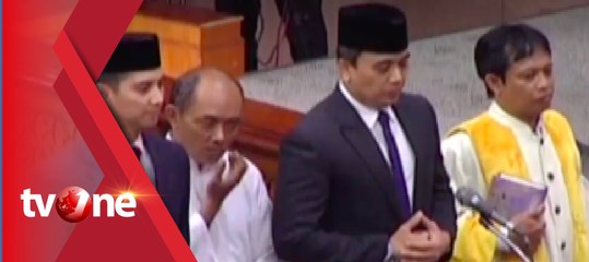 DPR RI Melantik Pejabat Antar Waktu Dari Fraksi Gerindra dan Demokrat