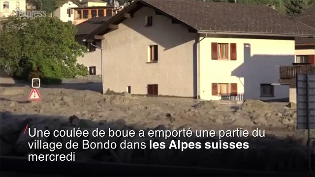 Huit personnes portées disparues après un glissement de terrain en Suisse