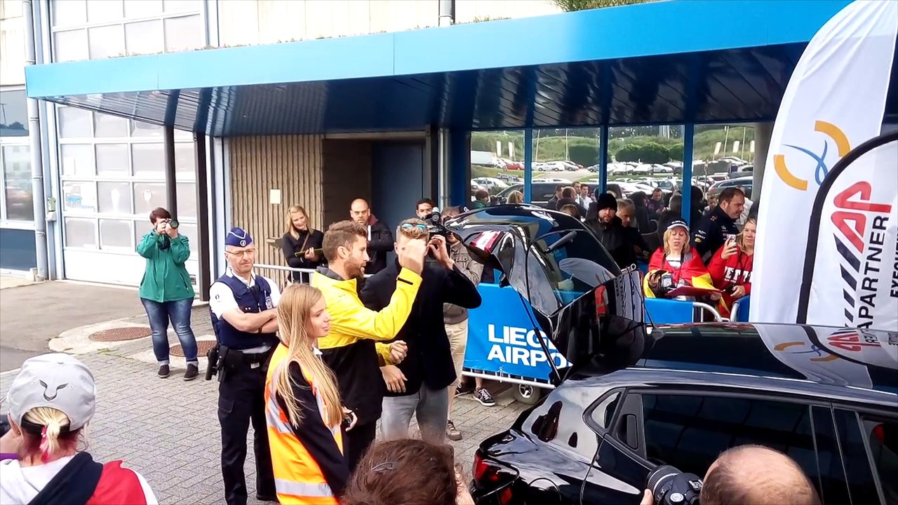 Nico Hülkenberg et Kimi Raikkonen débarquent à Bierset