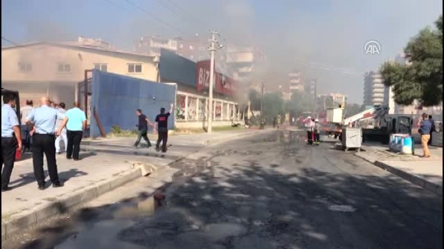 İşyerinin Toptan Satış Deposunda Yangın