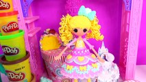 Gâteau bougie biscuits artisanat décoration poupée pâte mode mode Glaçage filles Lalaloopsie sur ou tranche