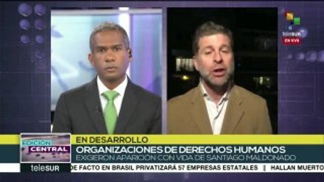 ¿Dónde está Santiago Maldonado?, claman argentinos