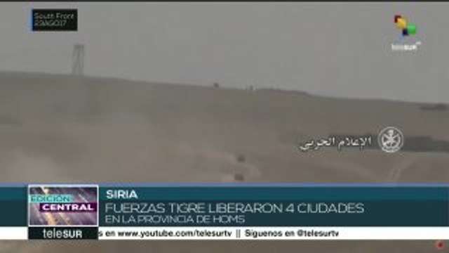 Siria: fuerzas tigre del ejército nacional liberan 4 ciudades de Homs