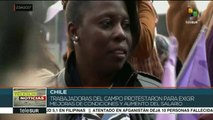 Chile:trabajadoras del campo exigen mejoras salariales y mayor salario