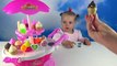 Minnie Mouse ICE CREAM Cart / Pretend Play Wooden Food Popsicles & Ice Cream Cones