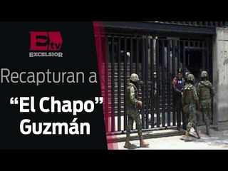 Trasladan a la SEIDO a los cinco detenidos que acompañaban al "Chapo" / 08 de enero 2016