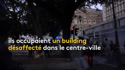 Rome : des migrants chassés d'un building désaffecté