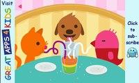 Sago Mini Pet Cafe Part 1 - best iPad app demo for kids - Ellie