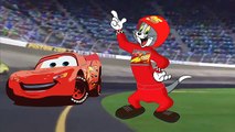 И анимация легковые автомобили мультфильм для Джерри Дети Дети ... мать Маккуин том объем буксировать Преобразование