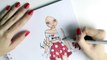 Topmodel Malbuch | How to draw | Paola Maria malen | Copics || Foxy Draws