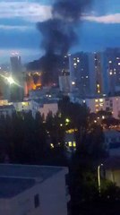 Un feu de poubelles dans le quartier des Moulins à Nice