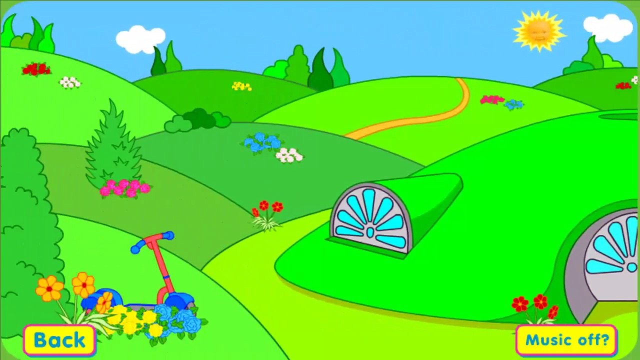 Ordinateur amusement amusement Jeu des jeux enfants la musique vilain ne dans aucun ordinateur personnel Teletubby peek-a-boo teletubby