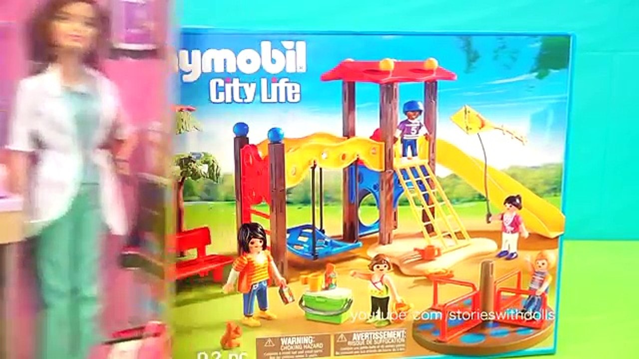 И рука бедных рука на Барби брейки челси Куклы ее Здесь Парк Набор для игр в Игрушки PLAYMOBIL