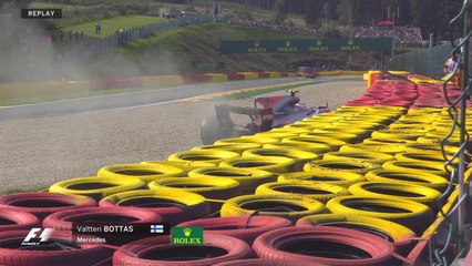 Grand Prix de Belgique - Bottas perd le contrôle sur les graviers