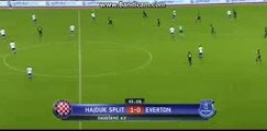 Sigurdsson   45m   Goal HD Hajduk Split (Cro) 1 - 1	Everton (Eng) 24-08-2017