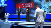 كريستيانو رونالدو لاعب ريال مدريد يحصل على جائزة أفضل لاعب كرة قدم في أوروبا خلال الموسم الماضي