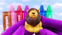 Doc McStuffins Finger Family Nursery Rhymes Crayon Toy Surprises! Best Learn Colors Video
