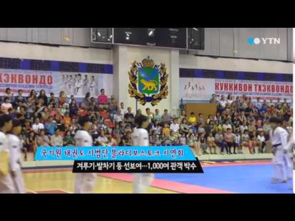 국기원 태권도 시범단 블라디보스토크 시연회 / YTN
