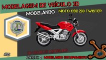 Blender Tutorial Modelagem de Veículo 3D - Modelando Moto CBX 250 Twister para Games parte 2