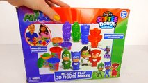 Softee Dough PJ Masks Mold n Play 3D Figure Maker DIY Disney Play-Doh Catboy Gekko Owlett