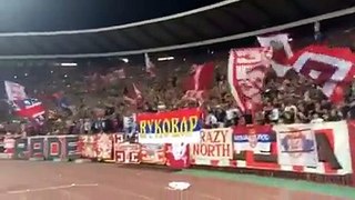 Delije - Slavlje posle gola ! Crvena zvezda - Krasnodar 2:1