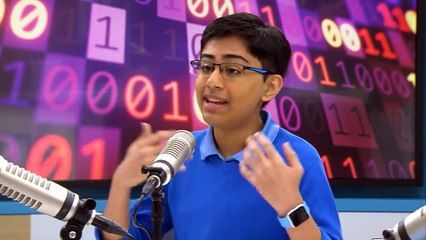 very intelligent boy on TV.