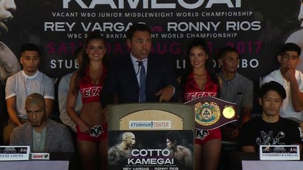 Oscar De La Hoya - Opening Remarks - #CottoKamegai